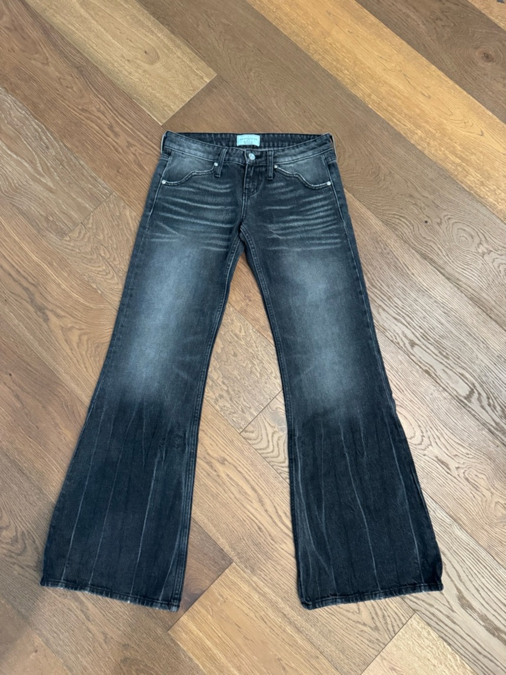 REVICE Black Washed Boot Cut Jeans
